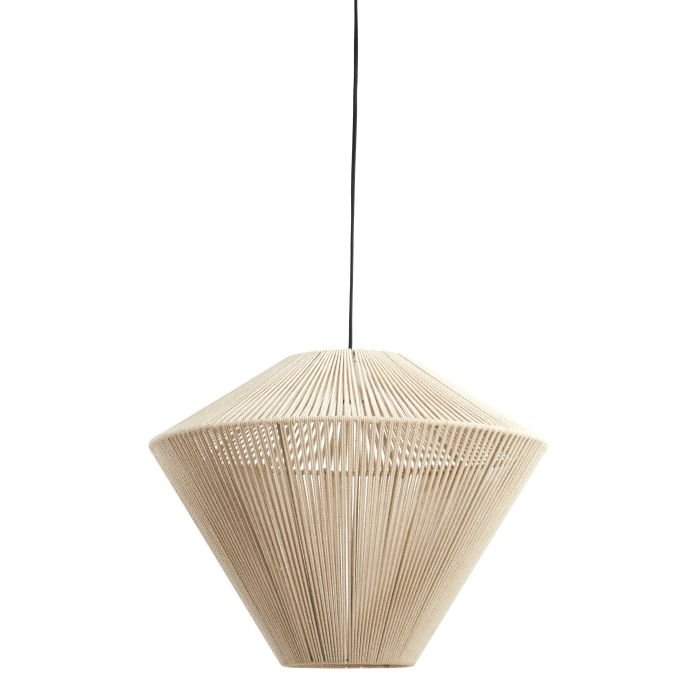 Hanging lamp Ø53x37 cm FELIDA cream