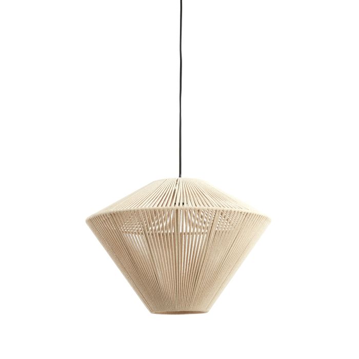 Hanging lamp Ø56x43 cm FELIDA cream