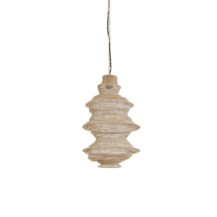 Hanging lamp Ø31x55 cm NAKISHA sand