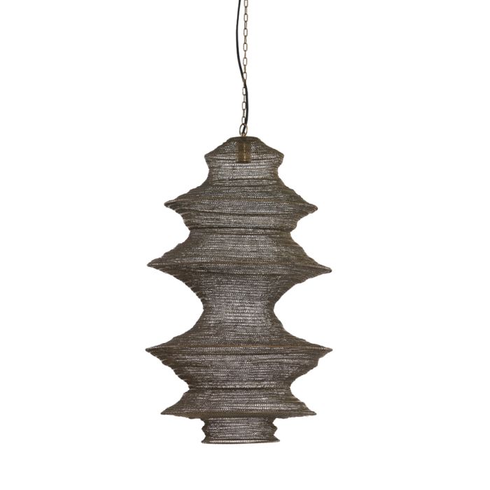 Hanging lamp Ø48x82 cm NAKISHA antique bronze