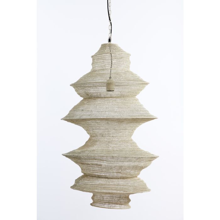 Hanging lamp Ø48x82 cm NAKISHA light grey