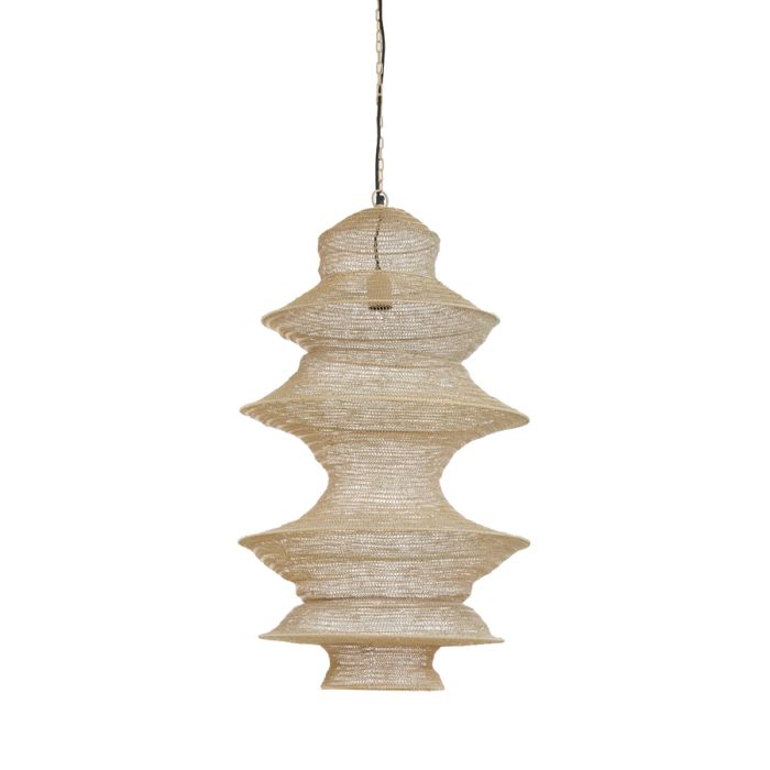 Hanging lamp Ø48x82 cm NAKISHA sand