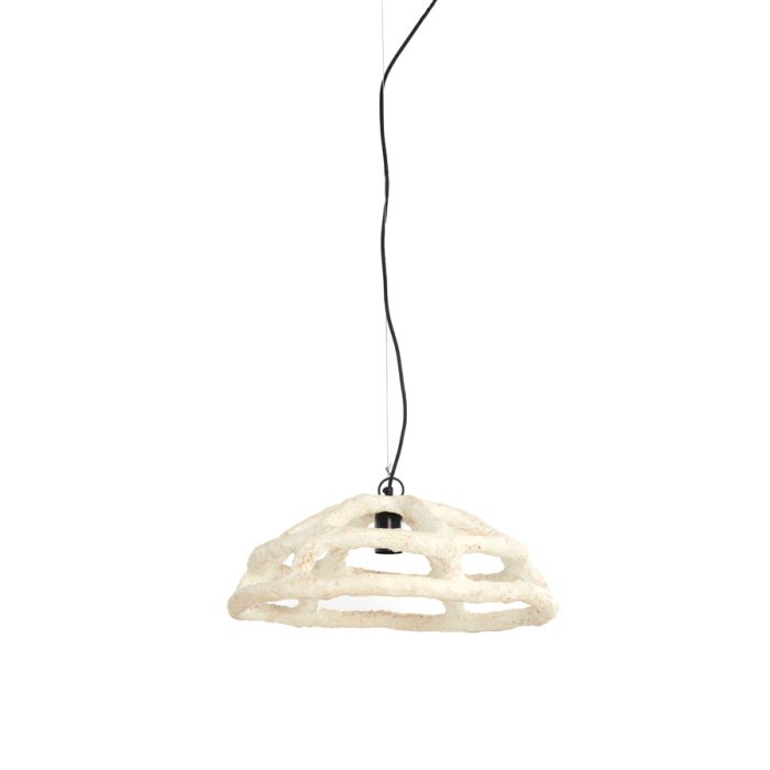 Hanging lamp Ø52x24 cm PORILA cream