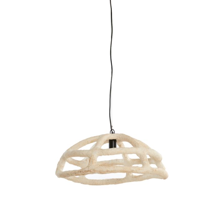 Hanging lamp Ø59x33 cm PORILA cream