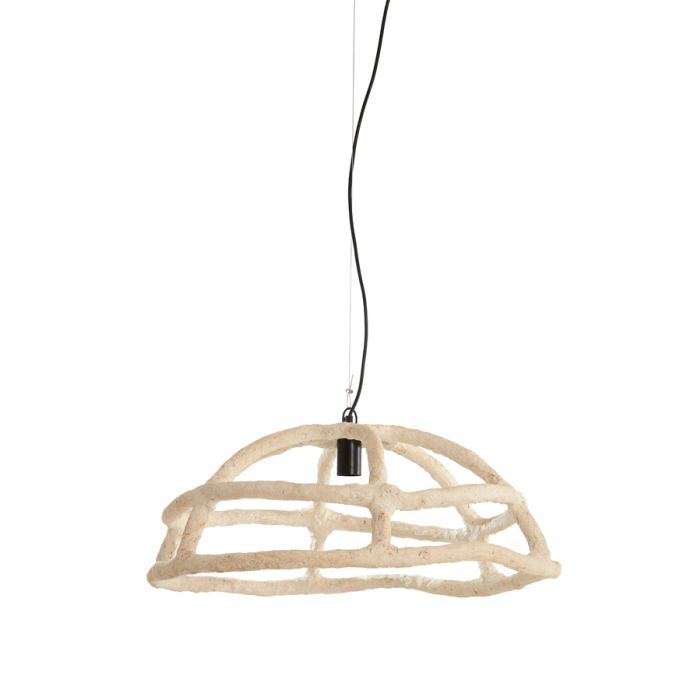 Hanging lamp Ø70x38 cm PORILA cream