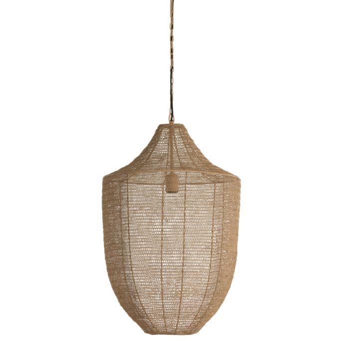 Hanging lamp Ø43x65 cm SHARIKA matt beige