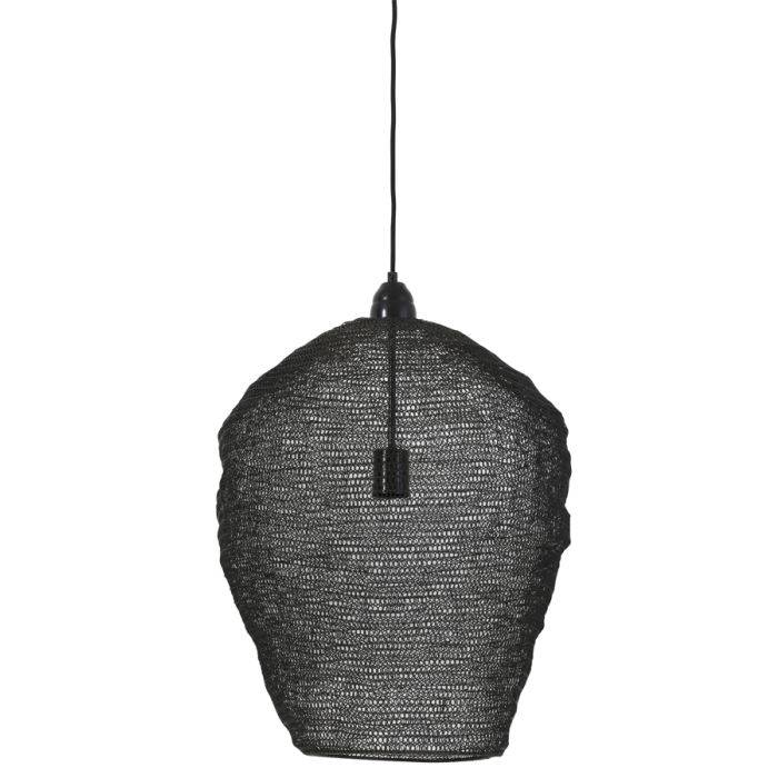 Hanging lamp Ø45x60 cm NIKKI wire shiny black