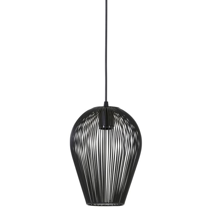 D - Hanging lamp Ø19x26 cm ABBY matt black
