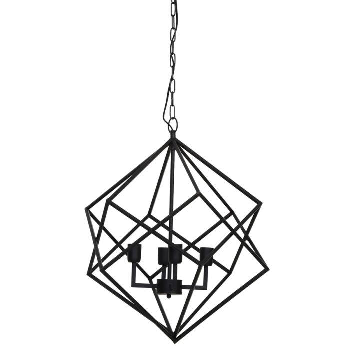 A - Hanging lamp 4L Ø61x68 cm DRIZELLA matt black