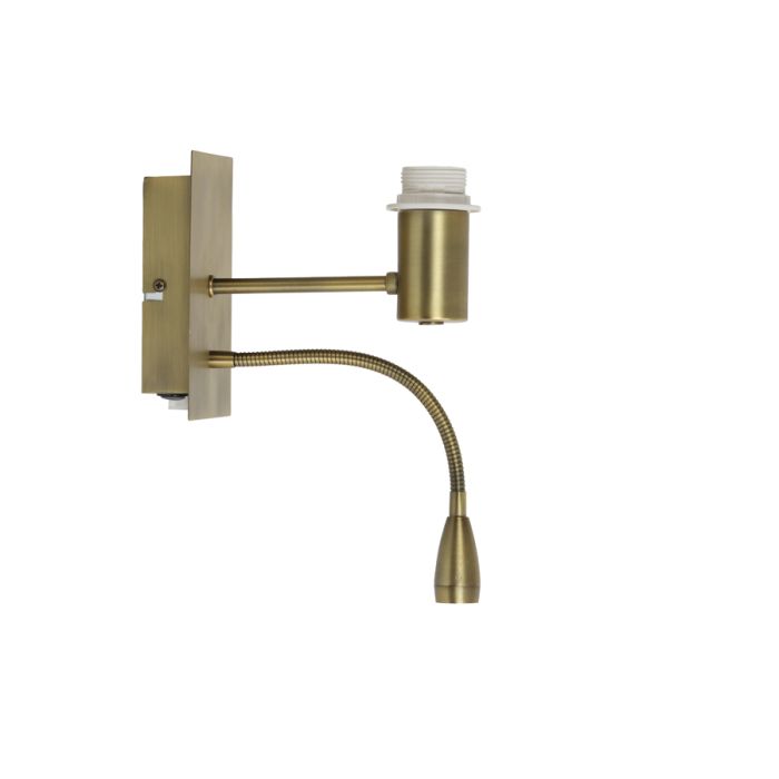 Wall lamp+ledflex 20x11x35 cm REGINA antique bronze