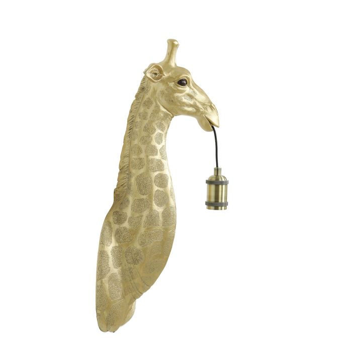 Wall lamp 20,5x19x61 cm GIRAFFE gold