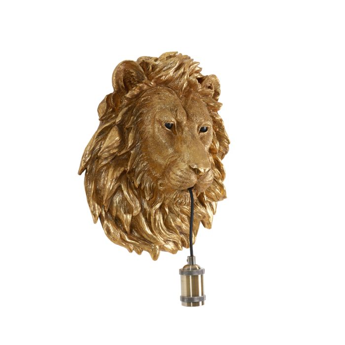 Wall lamp 33,5x19x40,5 cm LION antique bronze