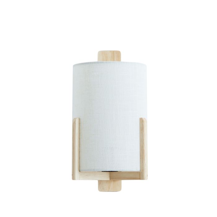 Wall lamp 22x18x36 cm LITTO natural+linen white