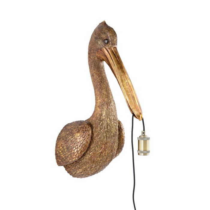Wall lamp 33x28x63 cm PELICAN antique bronze