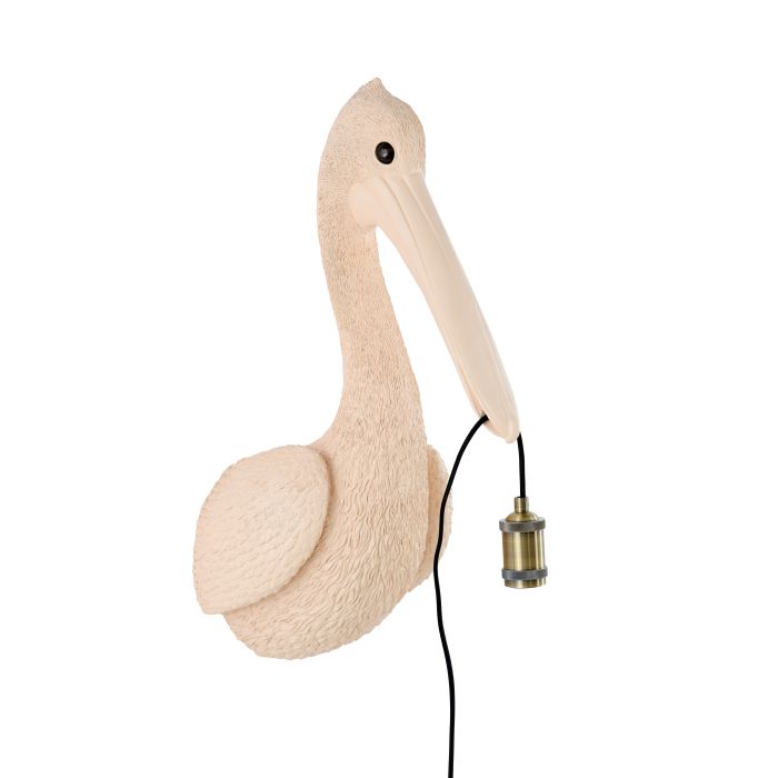 Wall lamp 33x28x63 cm PELICAN light pink