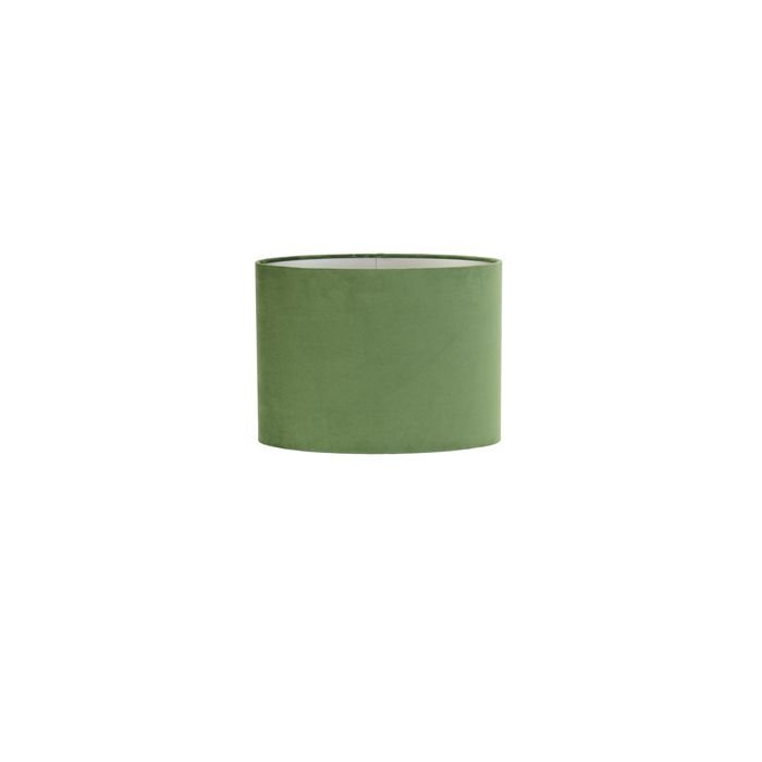 Shade oval straight slim 30-15-25 cm VELOURS dusty green