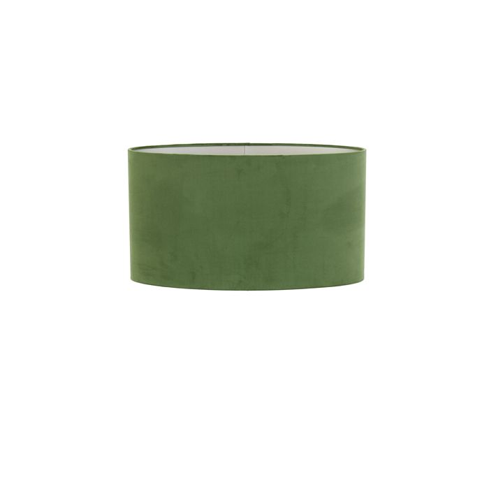Shade oval straight slim 45-21-32 cm VELOURS dusty green