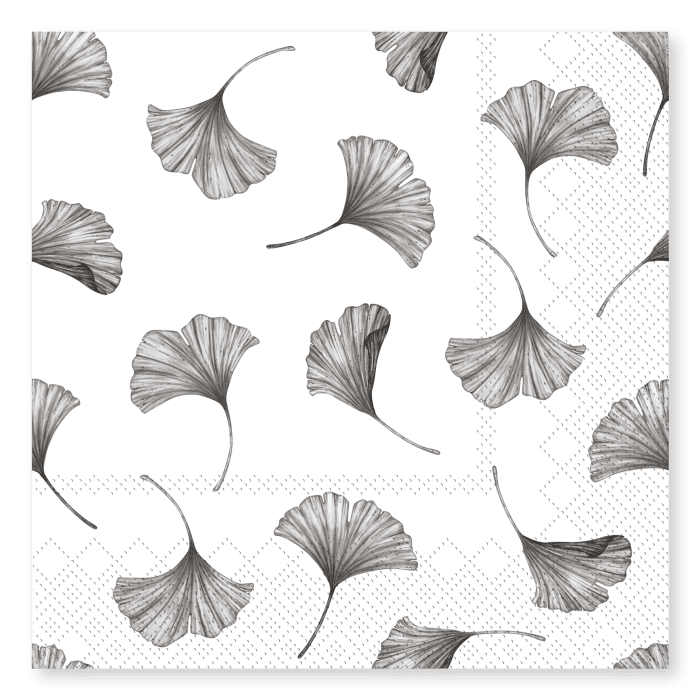 Napkin w. leaves