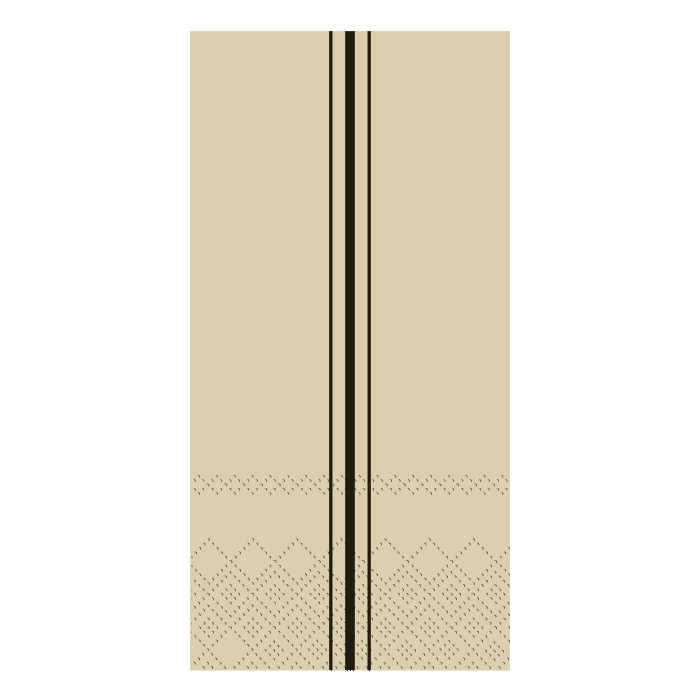 Napkin w. grain sack stripe