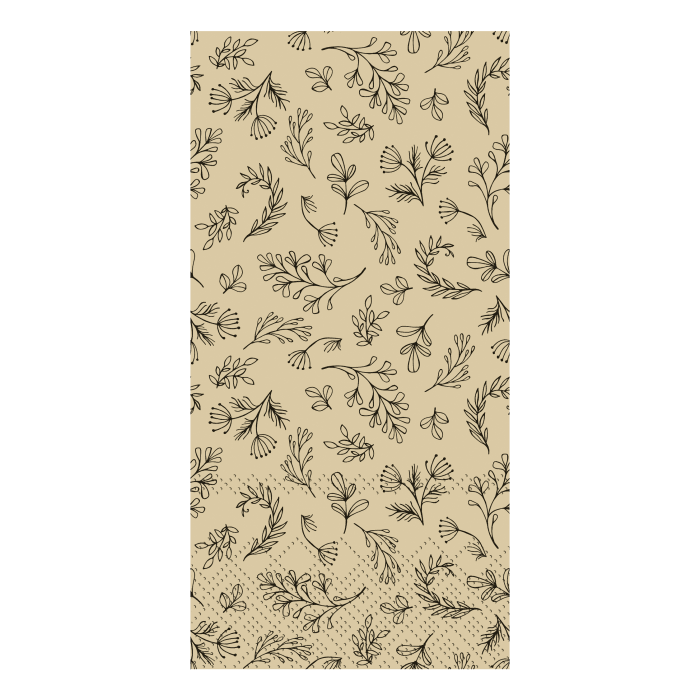 Napkin w. leaves