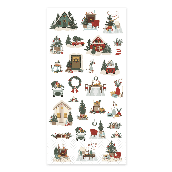 Napkin w. Christmas motifs