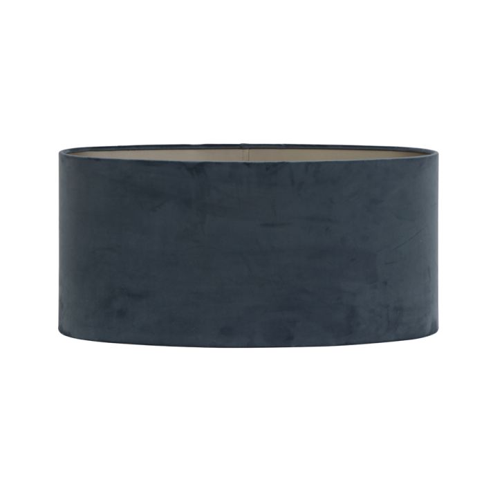 Shade oval straight slim 45-21-22 cm VELOURS dusty blue