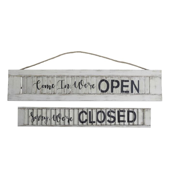 Sign for hanging "open/close"
