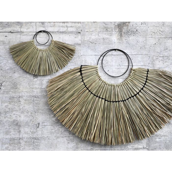 Deco Fan of seagrass for wall