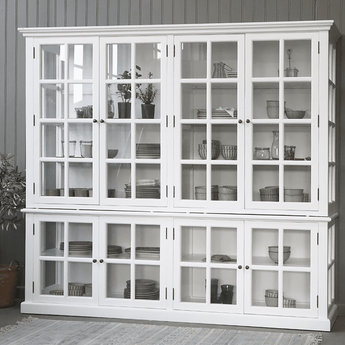 Marseille Display Cabinet w. 8 doors & shelves