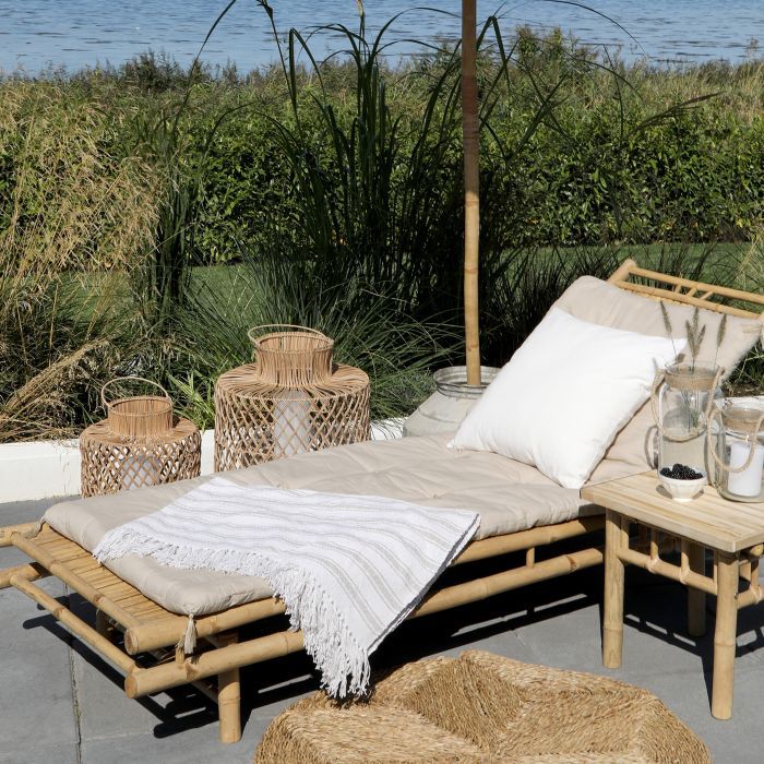 Lyon Deck Chair single bamboo