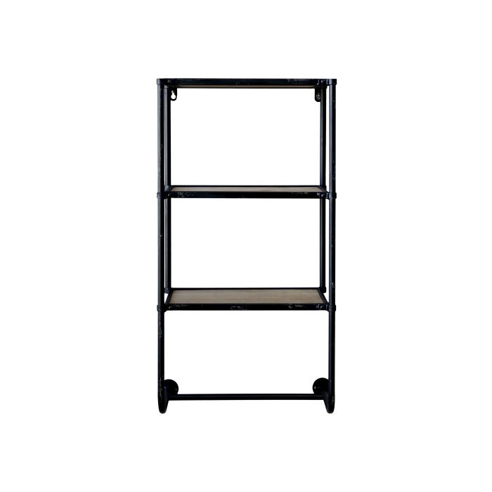 Shelf for wall w. 2 shelves & rack
