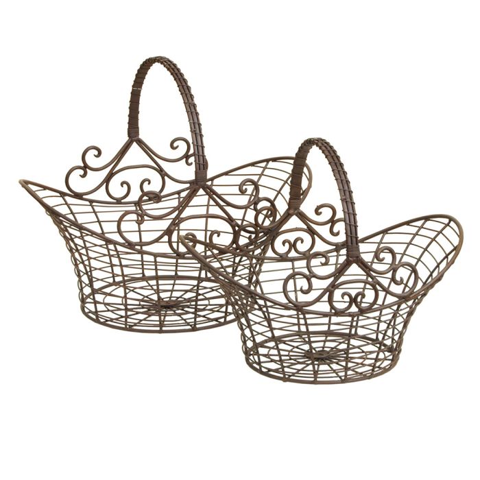 Basket 41x31x35 / 36x24x28 cm (2) - set (2)