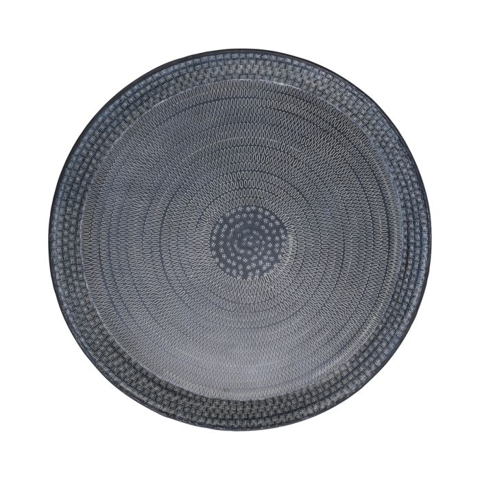 Metal Round Plate black D63,5