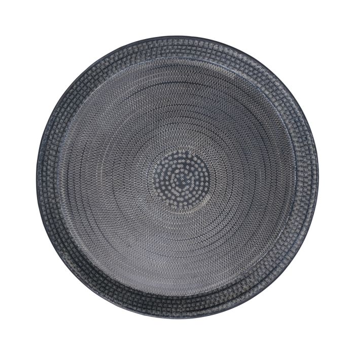 Metal Round Plate black D68,5