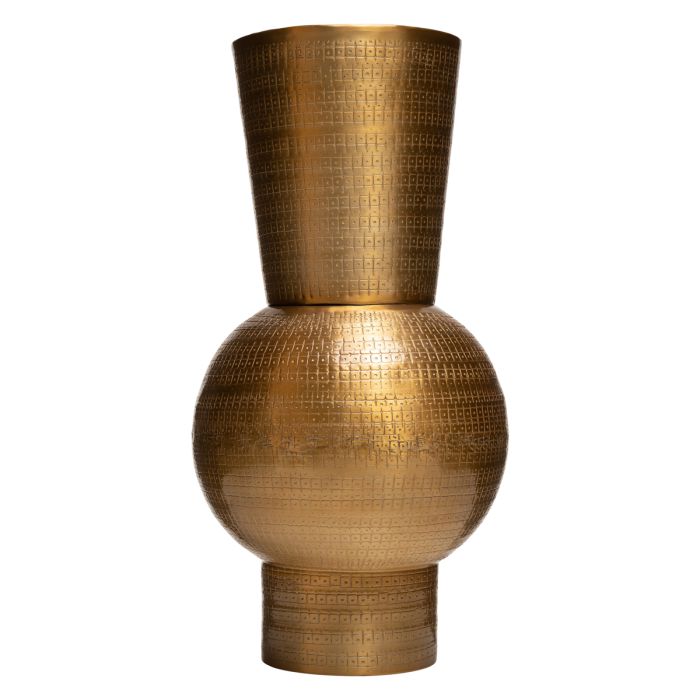 Metal Vase Gemma Gold H40 D20