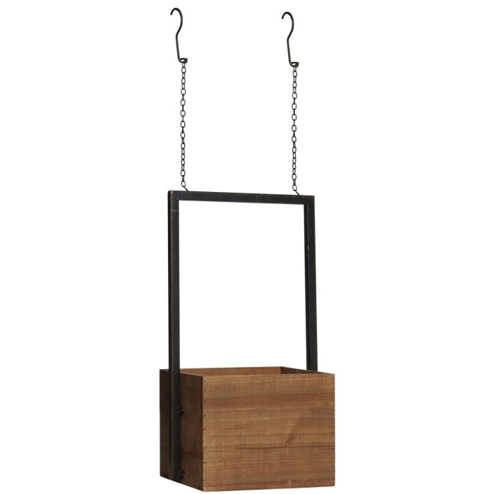 Hanging Wood/Metal Planter 26x23,5x52