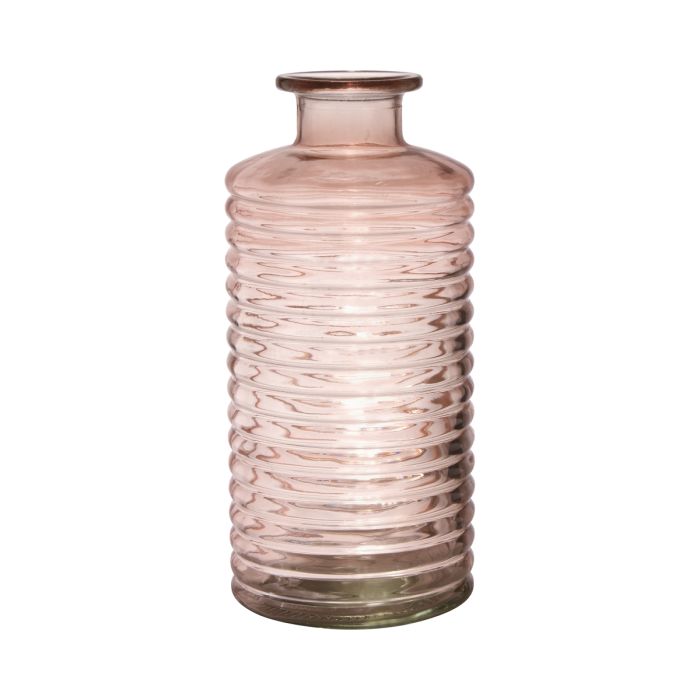 Line Bottle Vase rose h31 d14,5