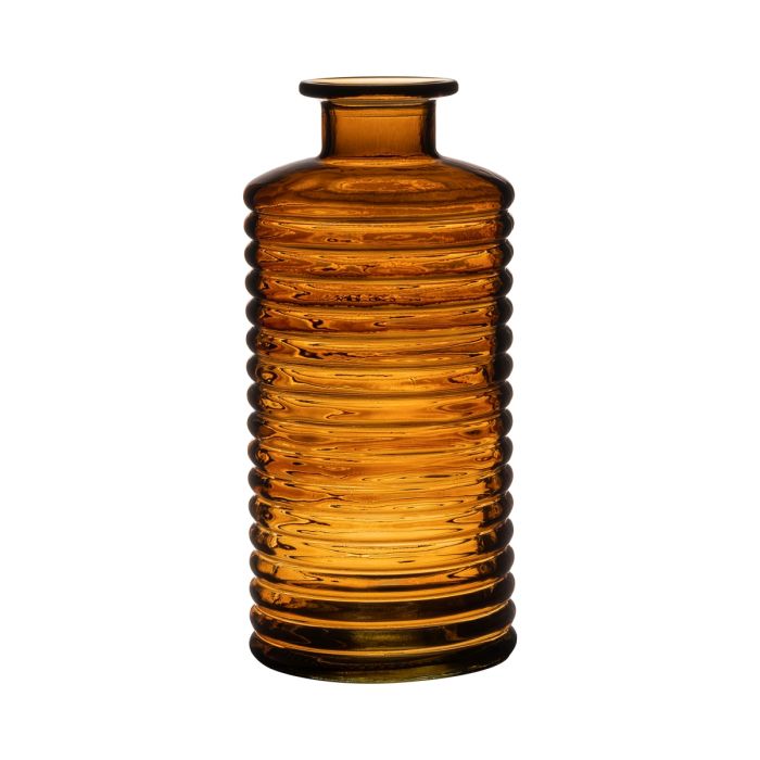 Line Bottle Vase brown h31 d14,5