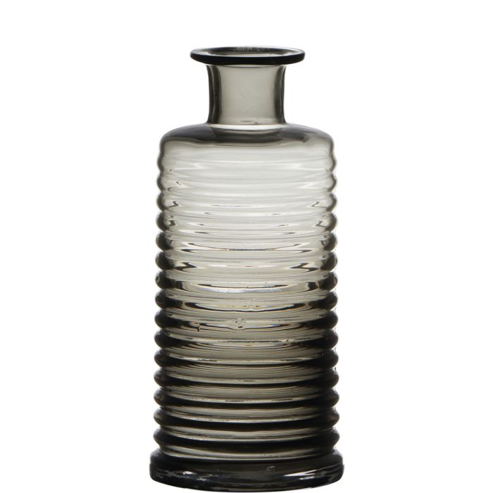 Line Bottle Vase grey h21,5 d9,5