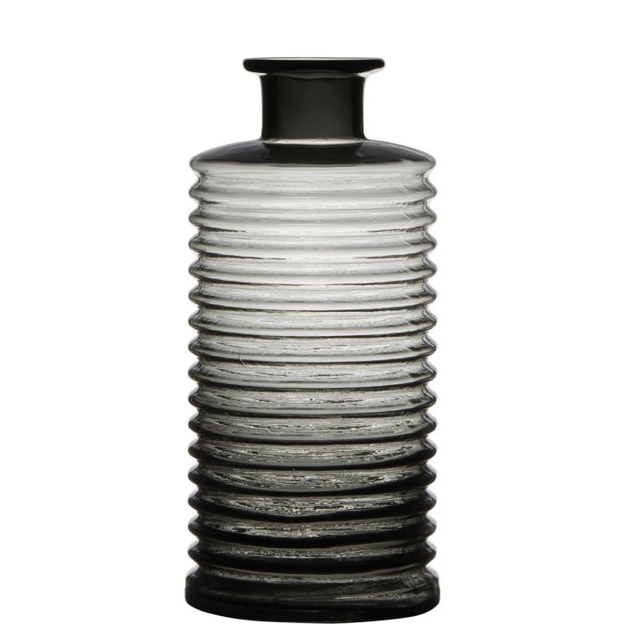 Line Bottle Vase grey h31 d14,5
