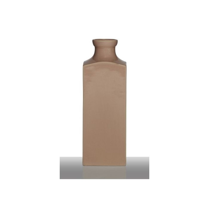 Rectangular Bottle Vase pink h36 12x10