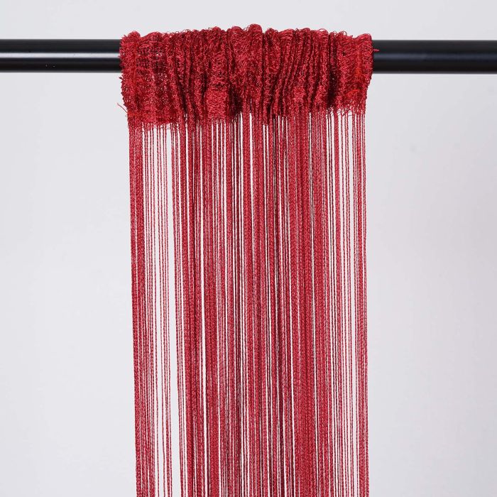 Stringcurtain 55 red 140x250cm
