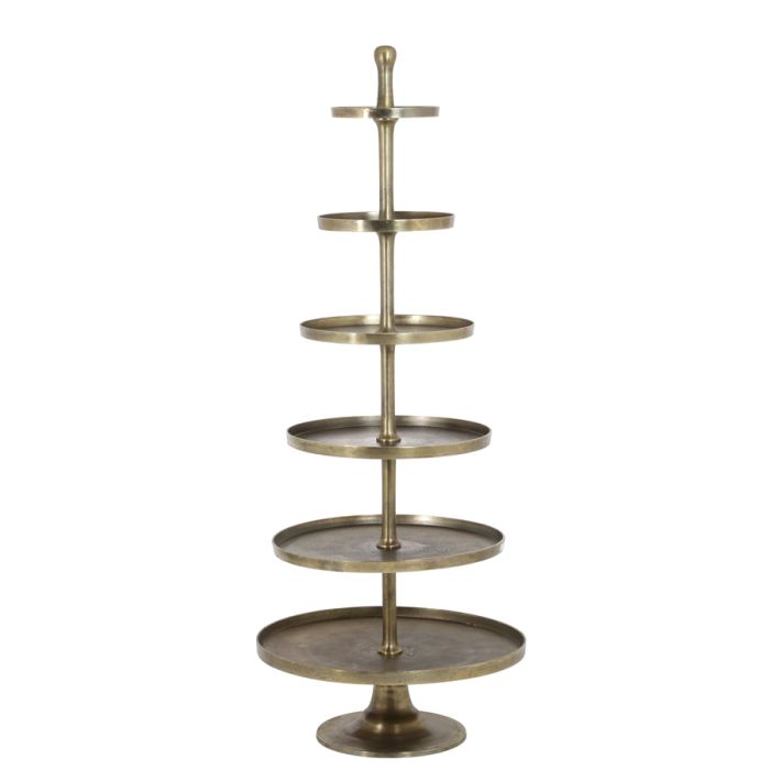 Stand 6 layers Ø80x200 cm HOKKSUND antique bronze