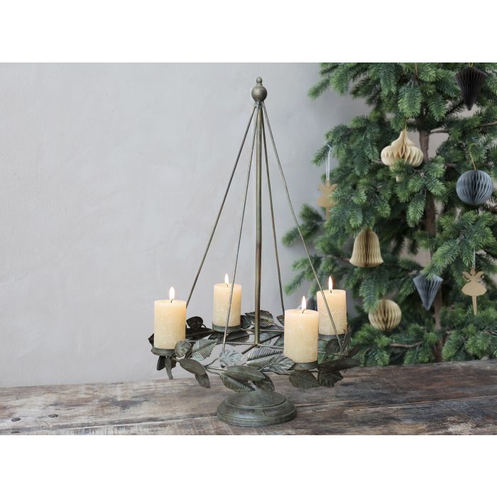 Advent Candleholder for pillar candle