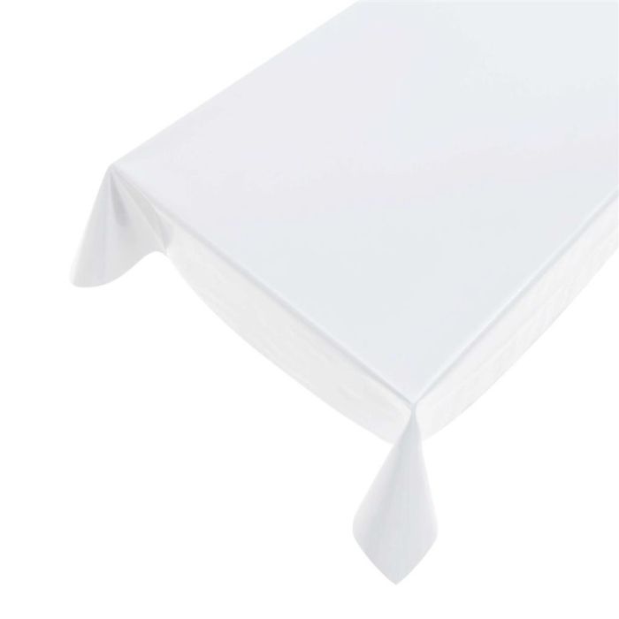Plain Pvc Tablecloth white 140cmx20mtr