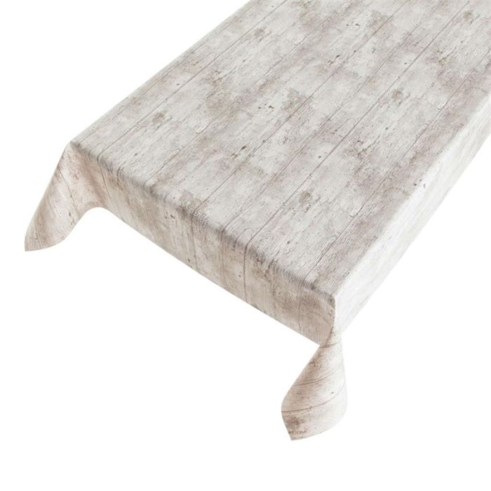 Scaffolding Wood Pvc Tablecloth naturel 140cmx20mtr