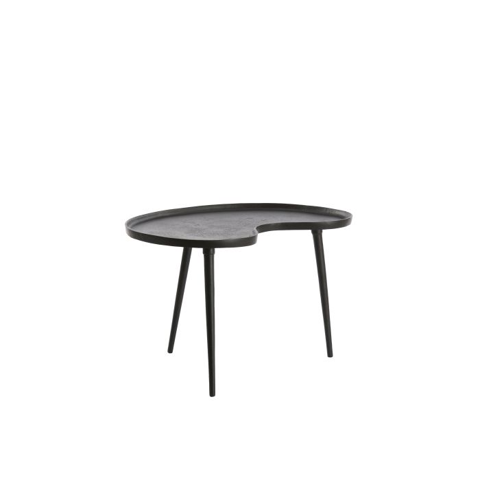 Side table 67x49x41 cm LIENZ matt black