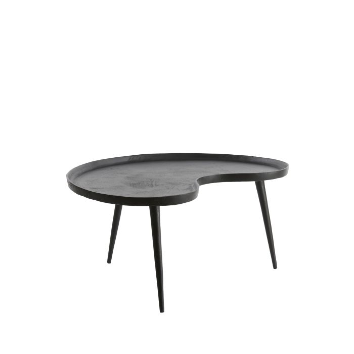 Side table 80x60x36 cm LIENZ matt black