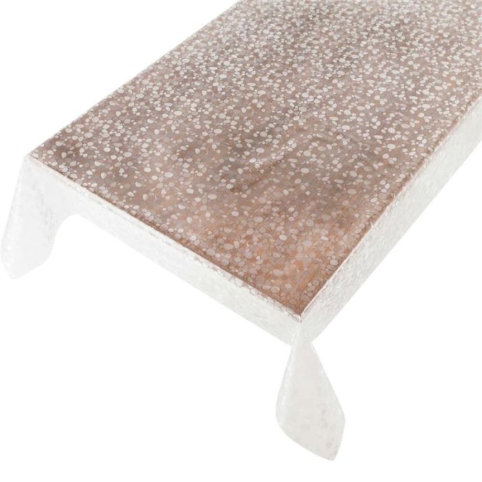 Transparent Foil Pebbles Tablecloth transparant 137cmx20mtr