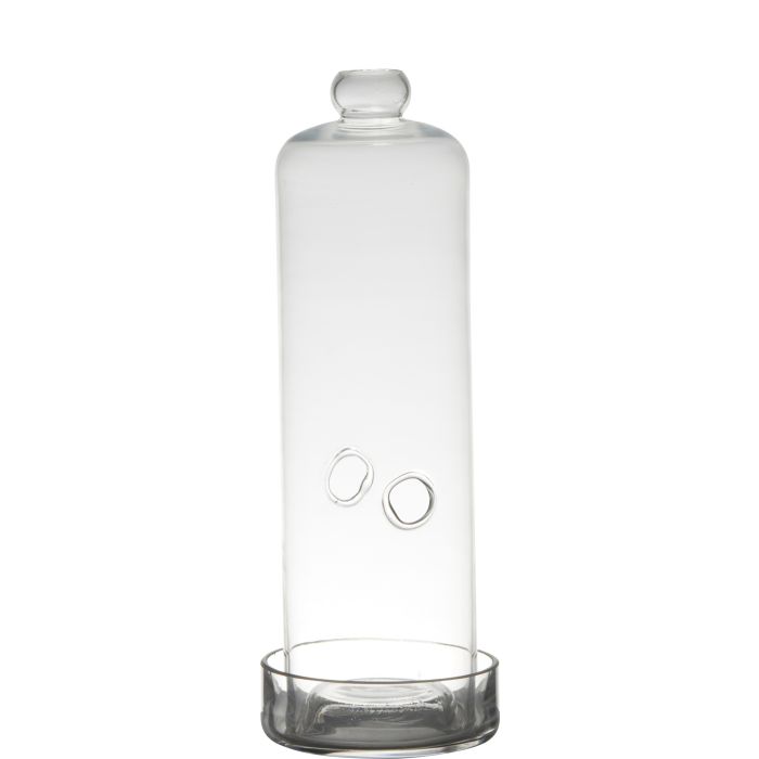 Glass Cover transparent H30 D8,5